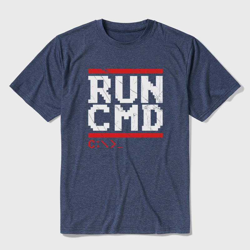 Run CMD Ultra Soft Heather Tee