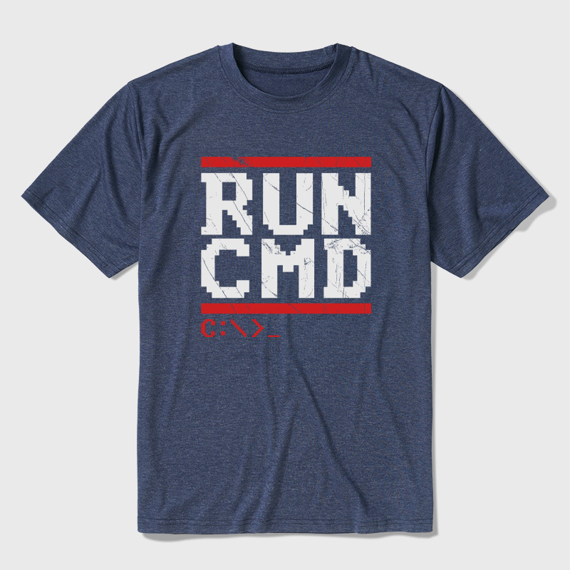 Run CMD Ultra Soft Heather Tee