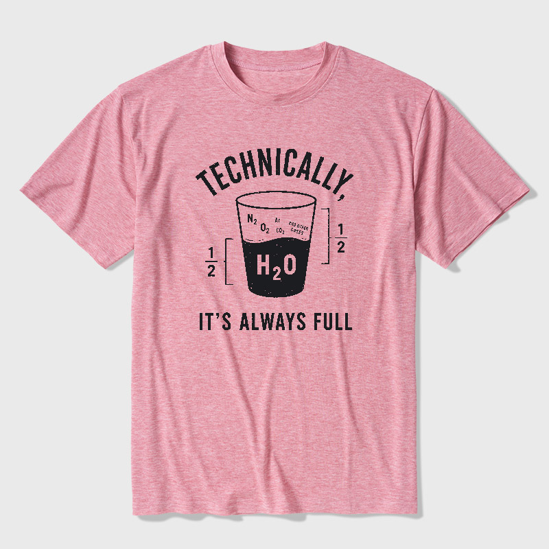 It's Always Full Science Ultra Soft Heather Tee