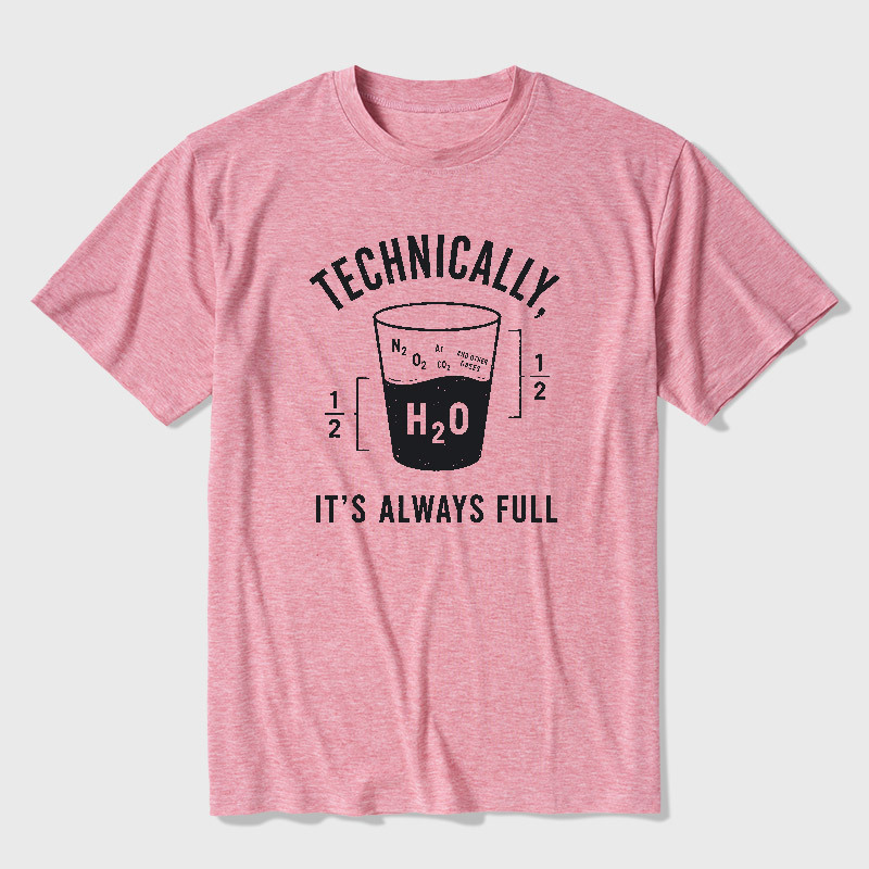 It's Always Full Science Ultra Soft Heather Tee