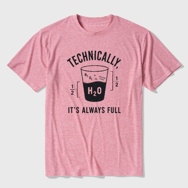It's Always Full Science Ultra Soft Heather Tee