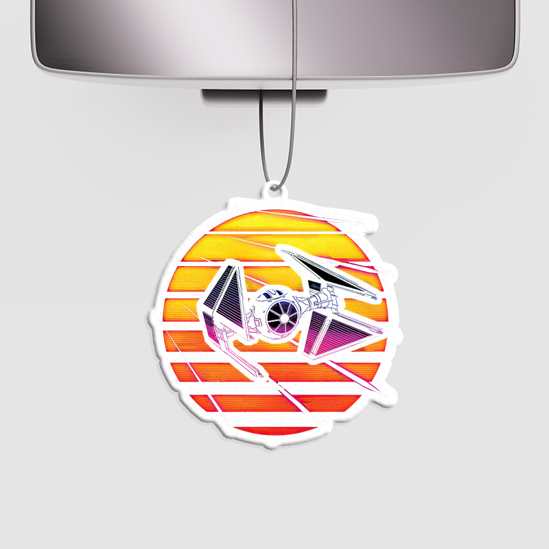 Synthwave TIE Interceptor Geek Car Air Fresheners