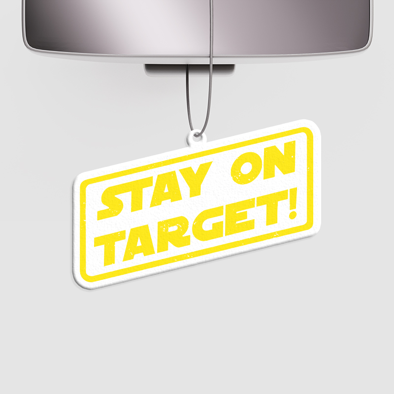 Stay On Target Geek Car Air Fresheners