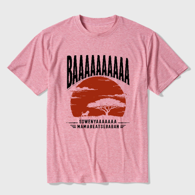 Baaa Sownyaaa Mamabeatsebabah Ultra Soft Heather Tee