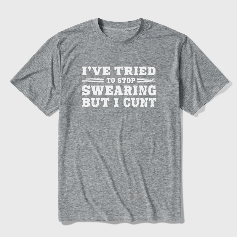I've Tried To Stop Swearing But I Cunt Sunset Ultra Soft Heather Tee