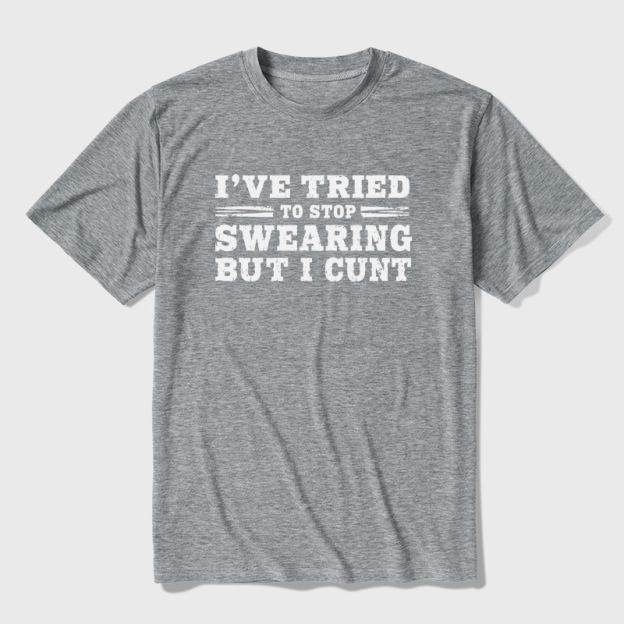 I've Tried To Stop Swearing But I Cunt Sunset Ultra Soft Heather Tee