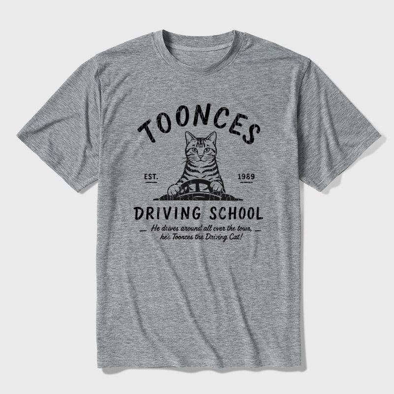 Toonces Driving School Ultra Soft Heather Tee