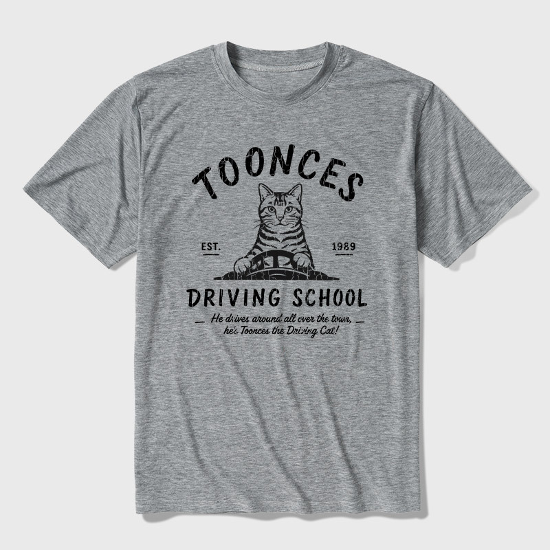 Toonces Driving School Ultra Soft Heather Tee