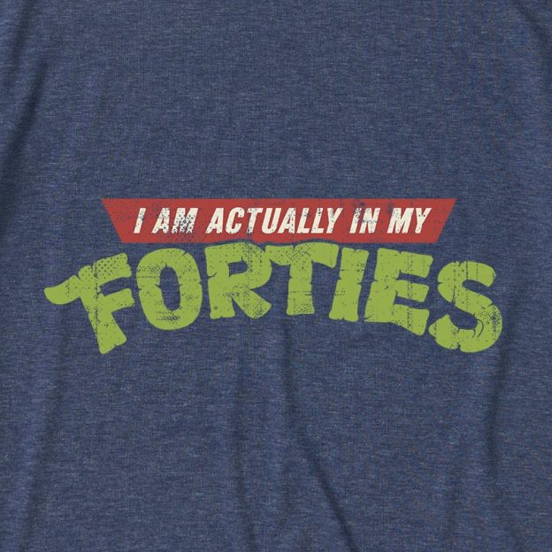 I Am Actually In My Forties Ultra Soft Heather Tee