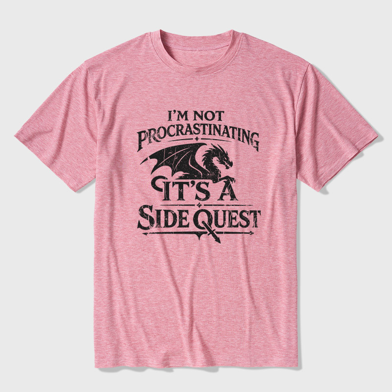 I'm Not Procrastinating It's A Side Quest Ultra Soft Heather Tee