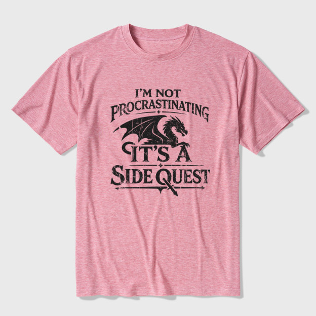 I'm Not Procrastinating It's A Side Quest Ultra Soft Heather Tee
