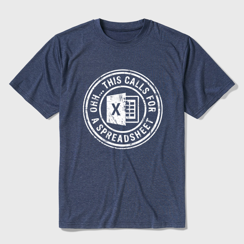 Ohh This Calls For A Spreadsheet Ultra Soft Heather Tee