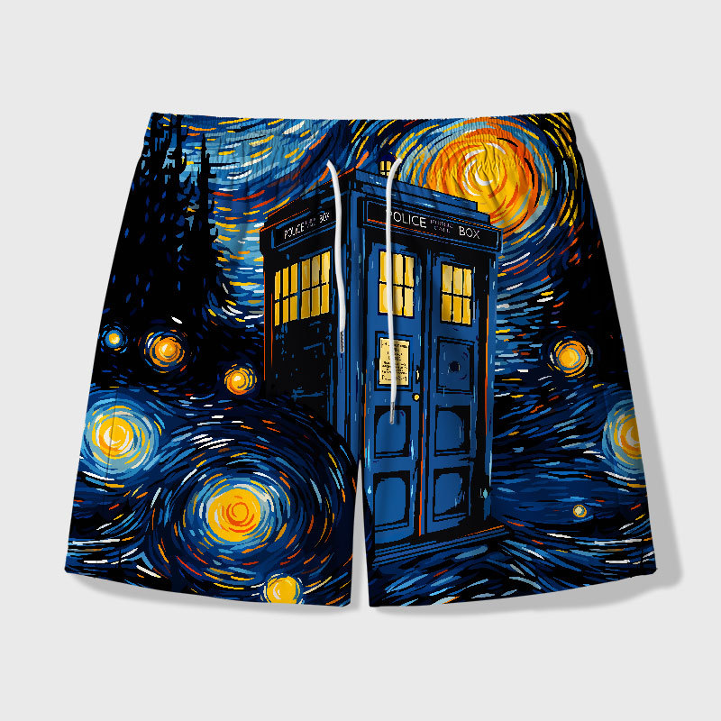Geeksoutfit Geek Hawaiian Swim Trunks for Sale