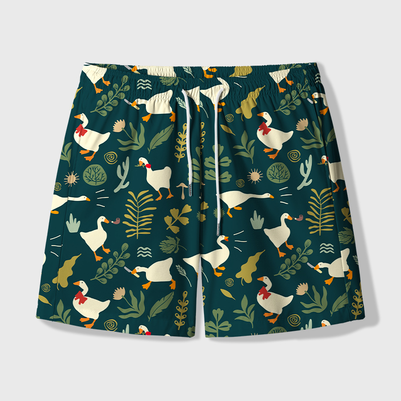 Geeksoutfit Geek Hawaiian Swim Trunks for Sale