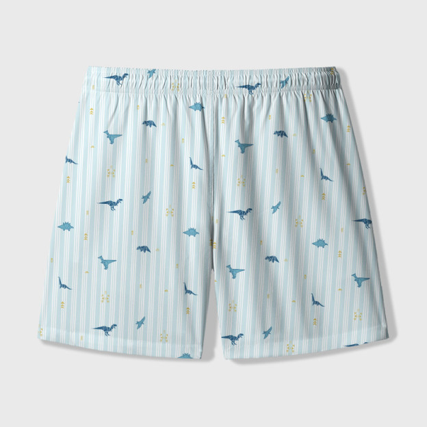 Origami Dinosaurs Geek Hawaiian Swim Trunks