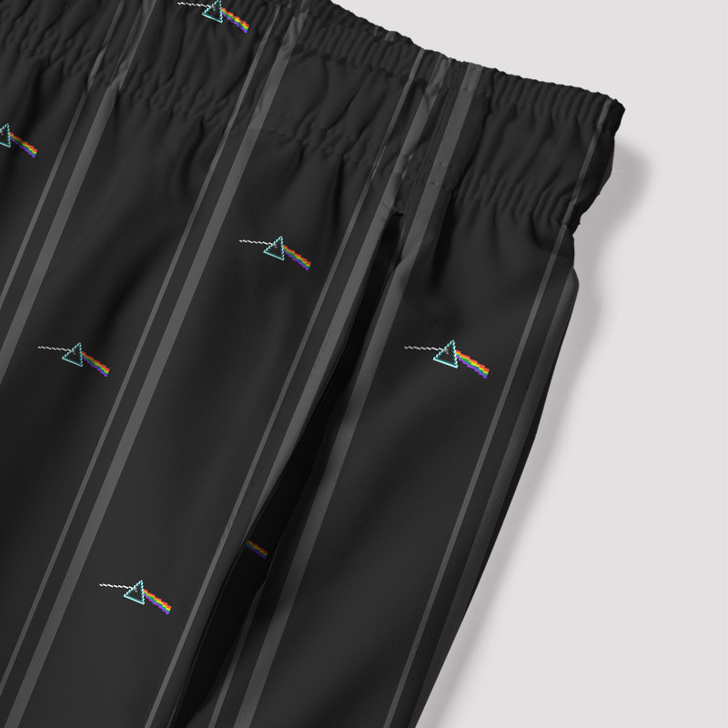 The Dark Side of 8-Bit Geek Hawaiian Swim Trunks