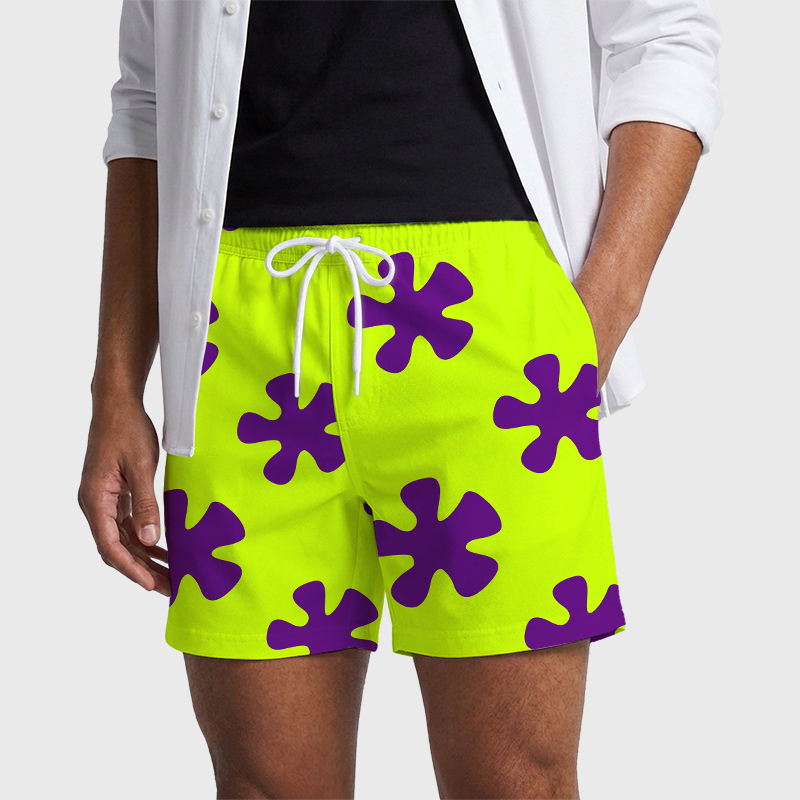 Underwater Beach Starfish Endorsement Geek Hawaiian Swim Trunks