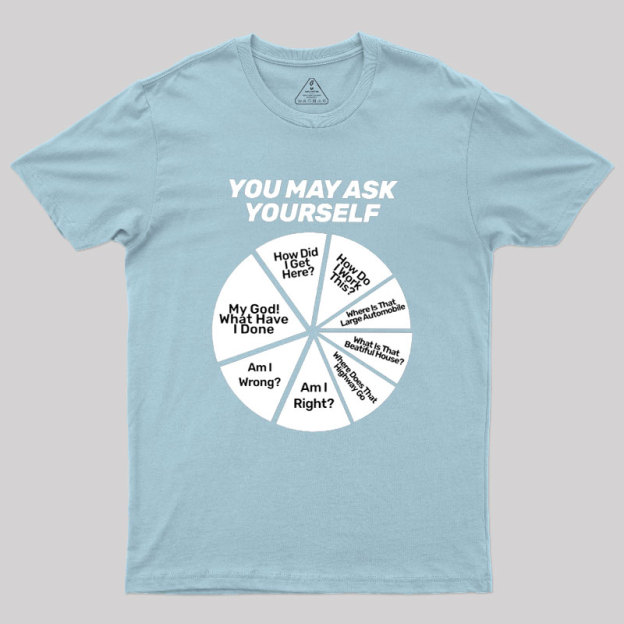 You May Ask Yourself Geek T-Shirt