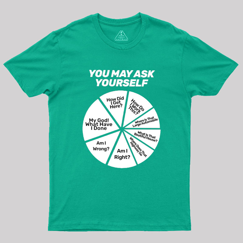 You May Ask Yourself Geek T-Shirt