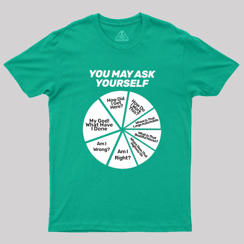 You May Ask Yourself Geek T-Shirt