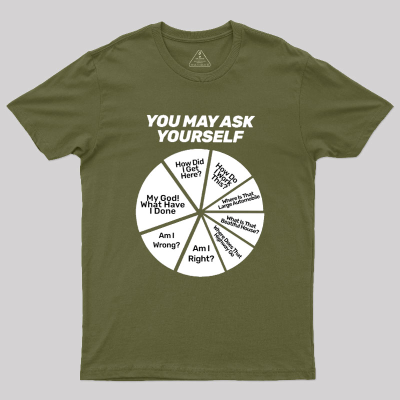 You May Ask Yourself Geek T-Shirt