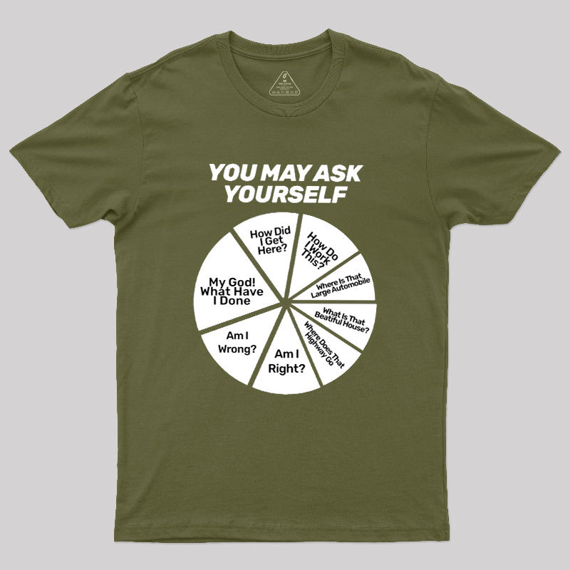 You May Ask Yourself Geek T-Shirt