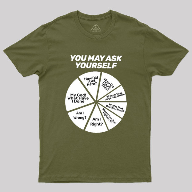 You May Ask Yourself Geek T-Shirt