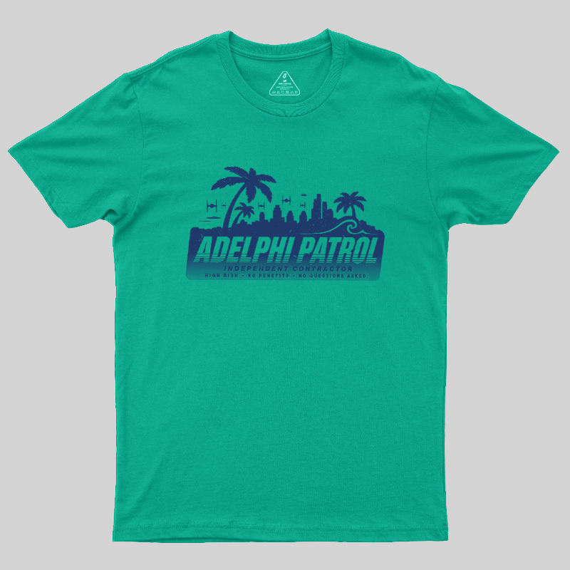 High Risk No Benefits Sci-Fi Contractor Geek T-Shirt