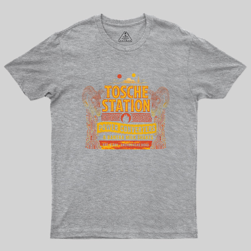 Space Fuel Stop Power Converter Geek T-Shirt