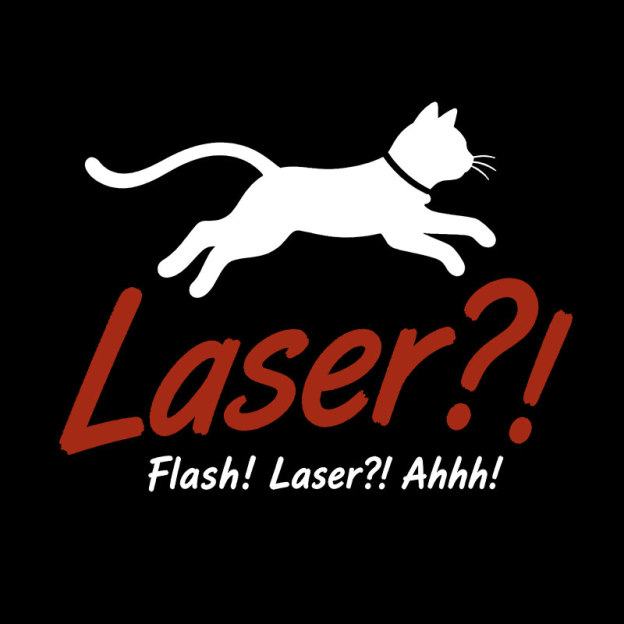 Flash Laser Ahhh Geek T-Shirt