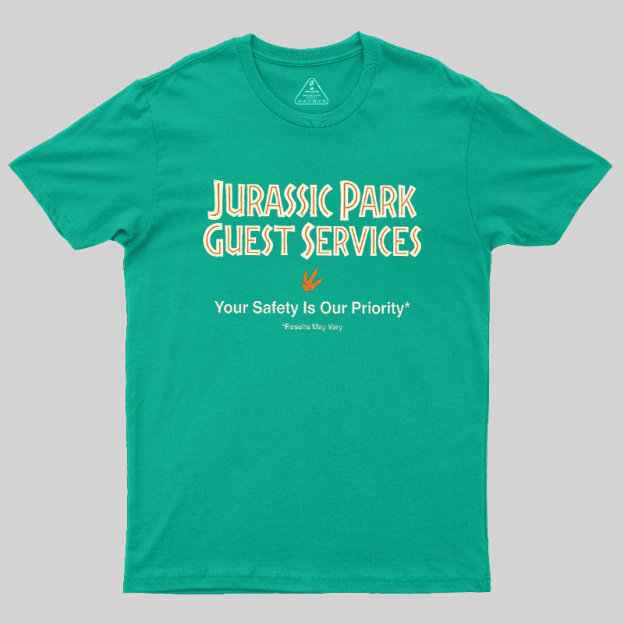 Ancient Reptile Park Guest Service Geek T-Shirt