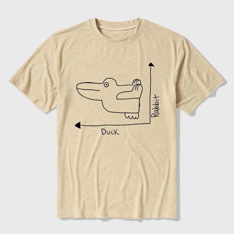 Duck Rabbit Graph Ultra Soft Heather Tee