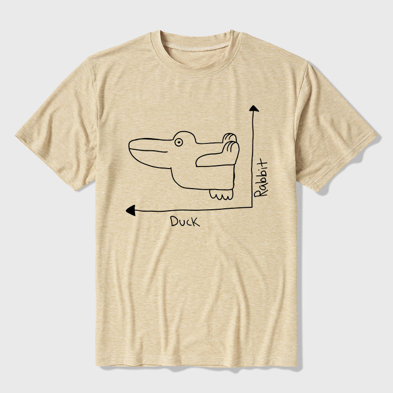 Duck Rabbit Graph Ultra Soft Heather Tee