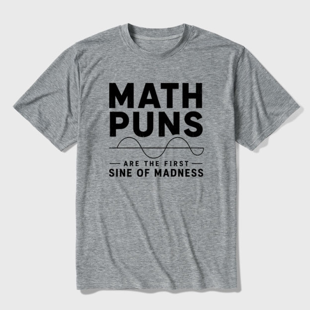 Math Pun Ultra Soft Heather Tee