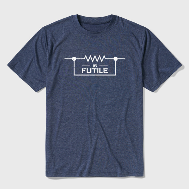 Funny Engineer Resistor Geek Science Ultra Soft Heather Tee