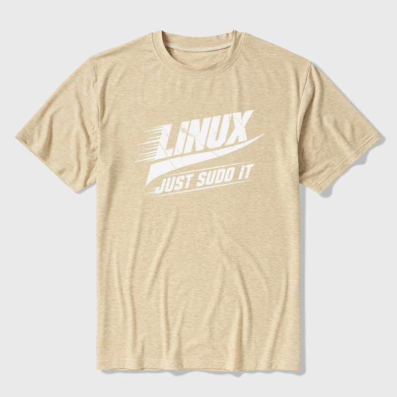 Linux Just Sudo It Ultra Soft Heather Tee