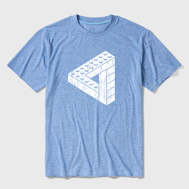 Escher Toy Bricks Ultra Soft Heather Tee