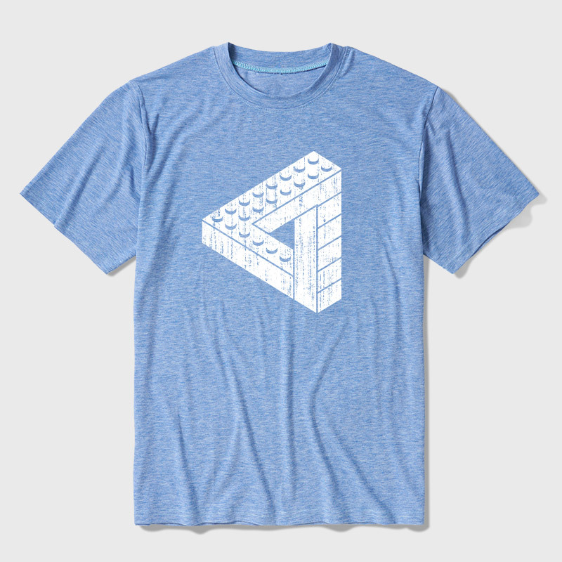 Escher Toy Bricks Ultra Soft Heather Tee