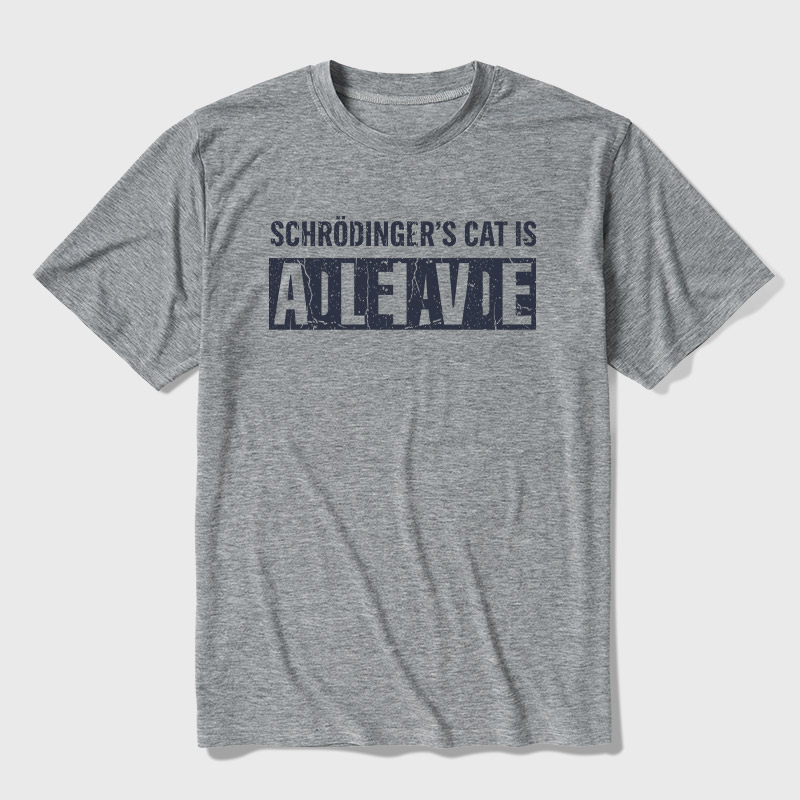 Schrodingers Cat Ultra Soft Heather Tee