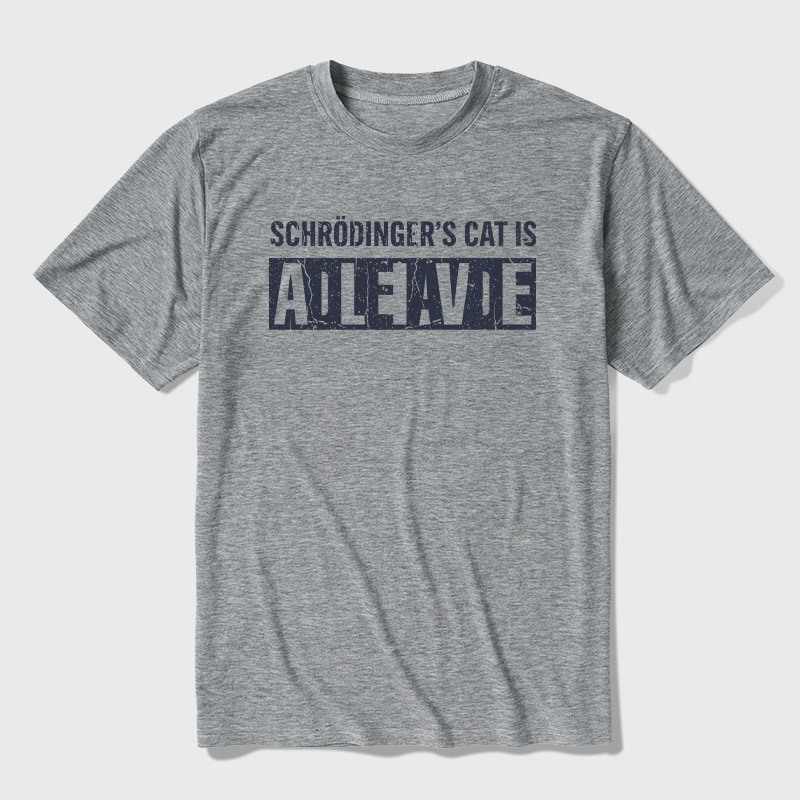Schrodingers Cat Ultra Soft Heather Tee