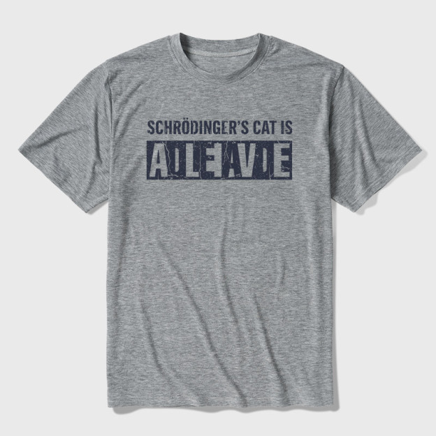 Schrodingers Cat Ultra Soft Heather Tee