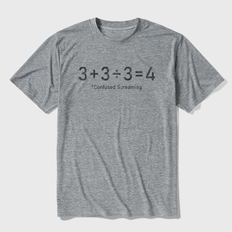 Confused Screaming Ultra Soft Heather Tee