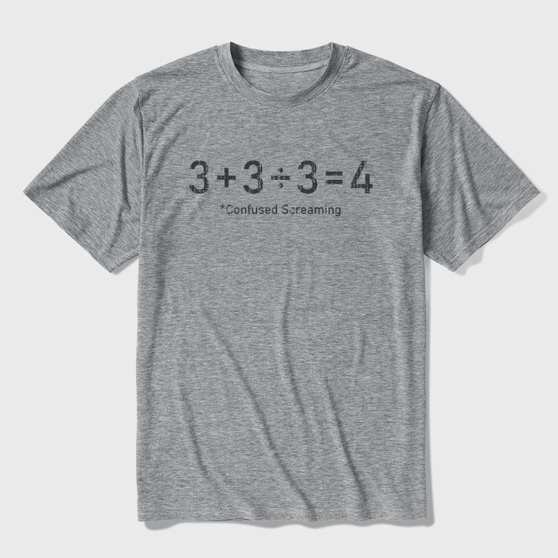 Confused Screaming Ultra Soft Heather Tee