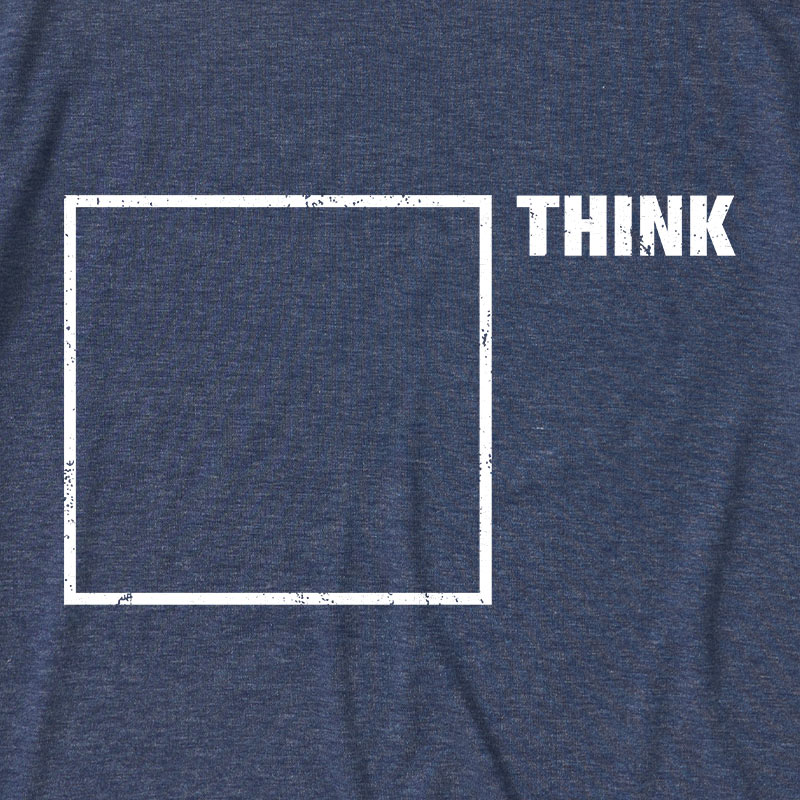 Think Outside the Box Ultra Soft Heather Tee