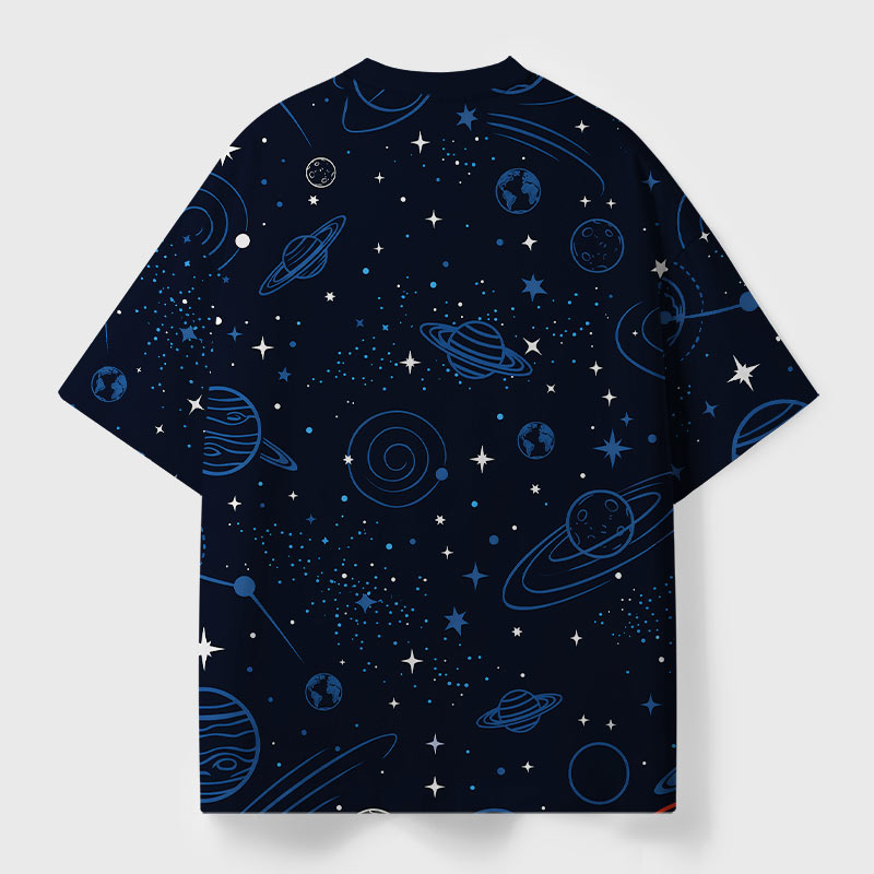 Still Not Flat Geek Eco Oversized Graphic Tees