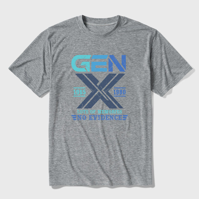 Genx Lots of Memories Ultra Soft Heather Tee