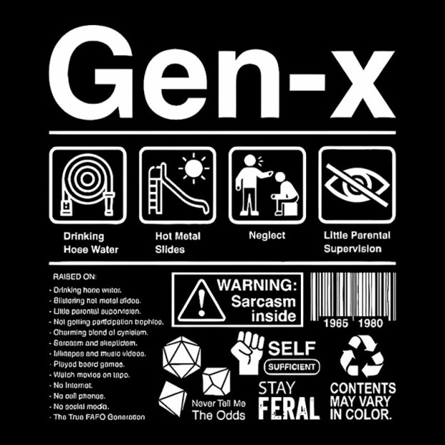 Gen X Label Geek T-Shirt