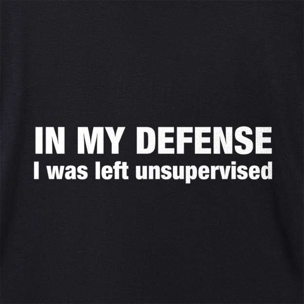 I Was Left Unsupervised Geek Dolman Sleeve V-Neck Shirt