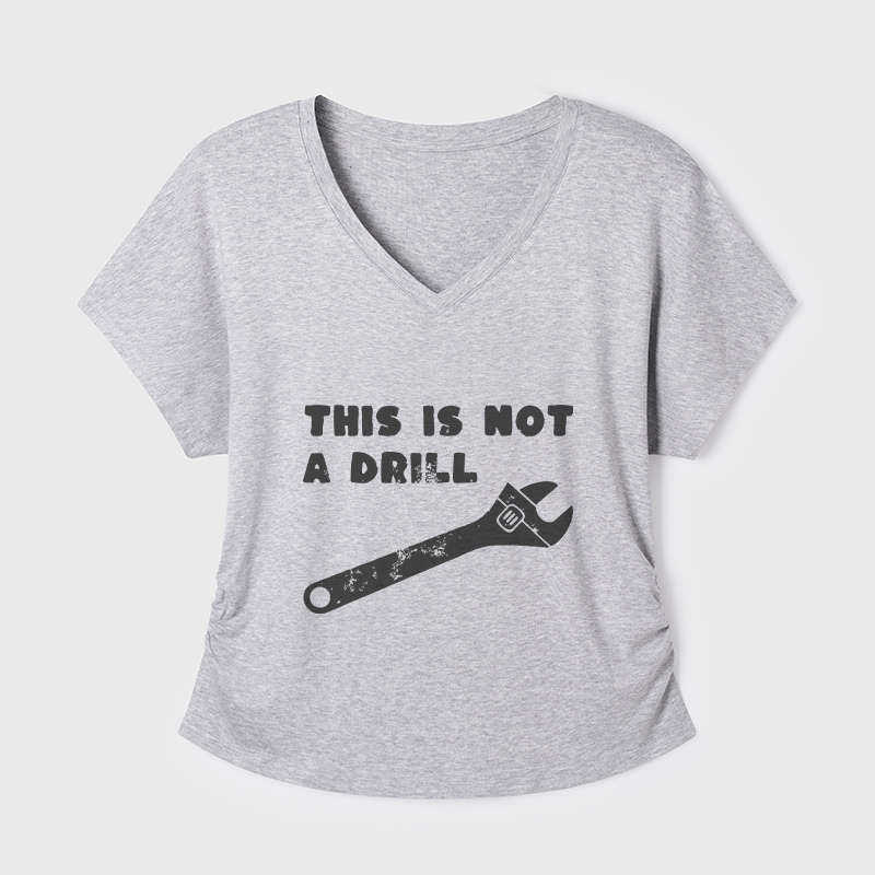 Doing It Live Geek Dolman Sleeve V-Neck Shirt