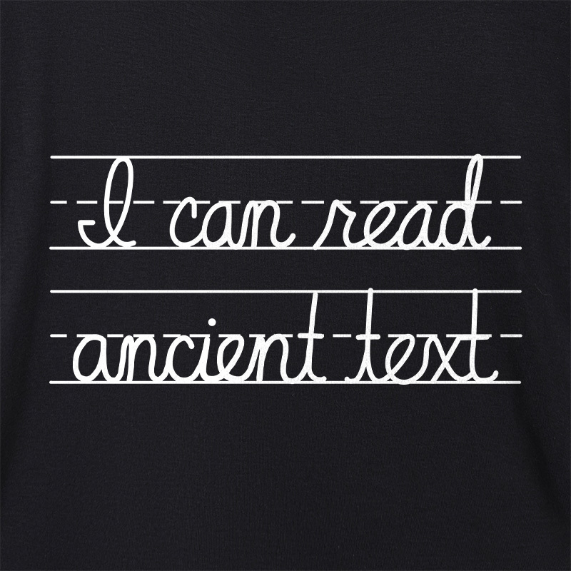 I Can Read Ancient Geek Dolman Sleeve V-Neck Shirt